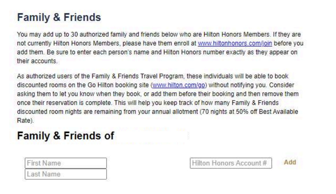 Hilton Friends and Family Rate 3 unnamed